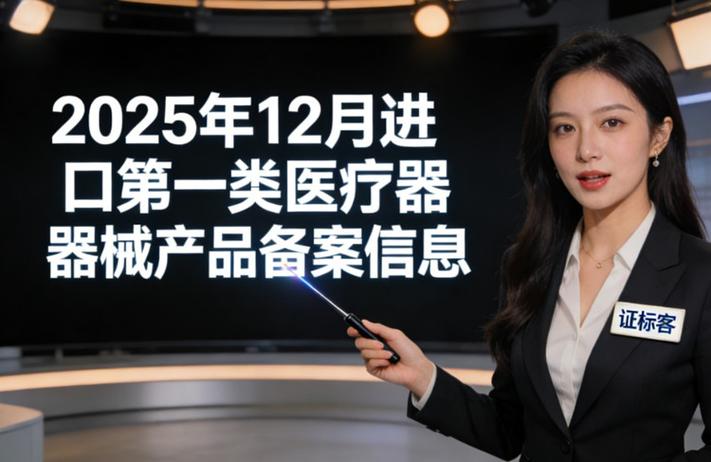 2025年12月进口第一类医疗器械产品备案信息全景解析 政策演进、市场动态与企业申报指南